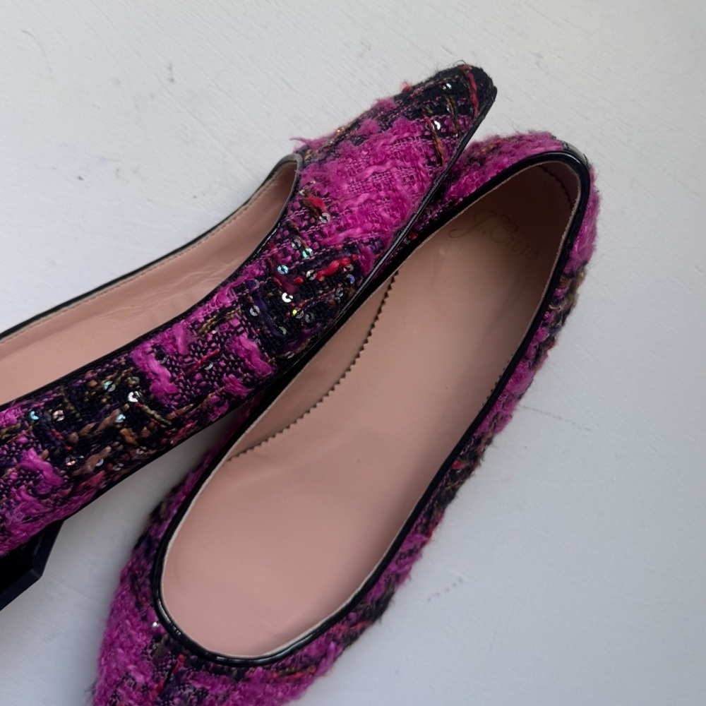 J. Crew Pink and Black Flats - Picture 14 of 16